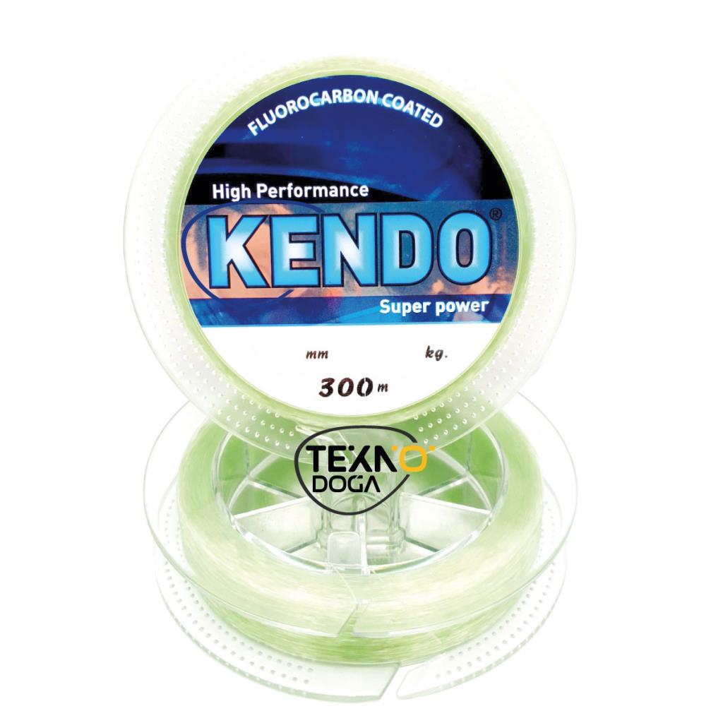 Kendo Premium Fluoro Carbon Kaplı Monofilament Misina 300m Yeşil