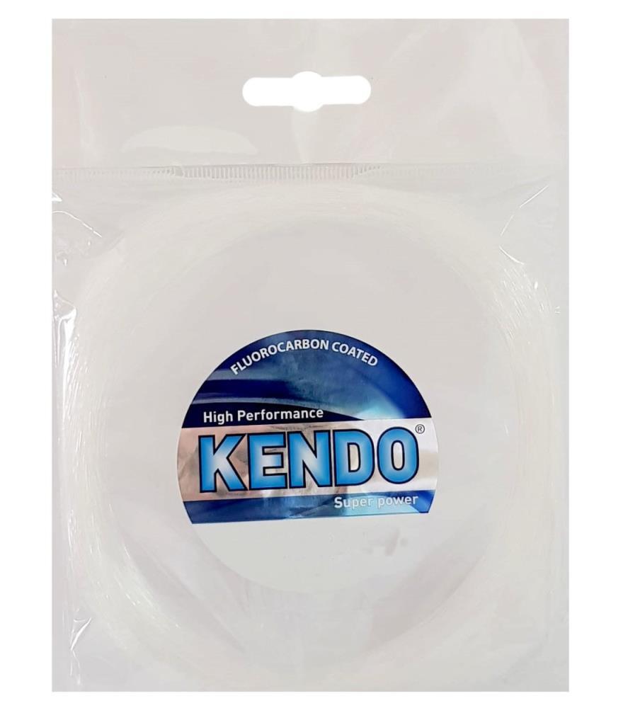 Kendo Premium FluorocCarbon Kaplı Poşet Olta Misina 100m Beyaz