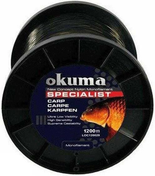 Okuma Carp 1200m 14,00 LB 6,36kg 0,31mm Camou Misina