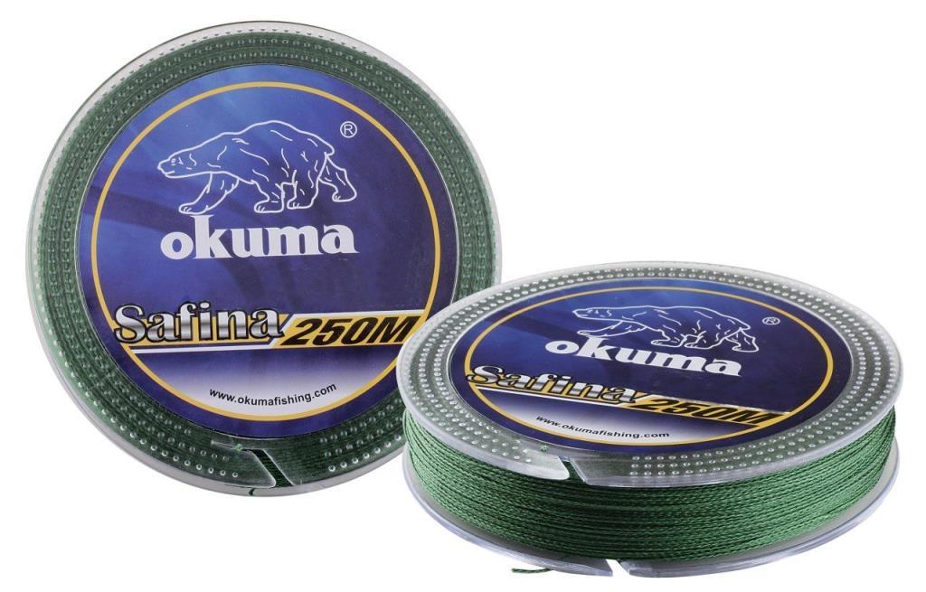 Okuma Safina 4 Kat Örgü İp Misina 250m 0,41mm 20kg Yeşil