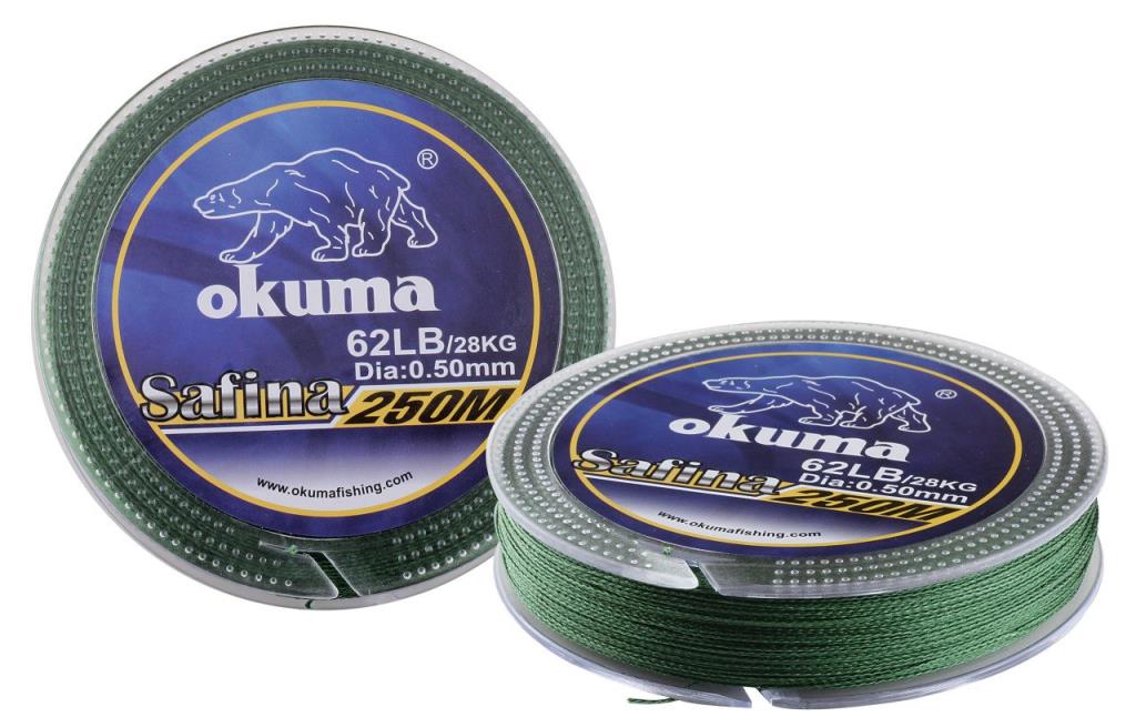 Okuma Safina 4 Kat Örgü İp Misina 250m 0,50mm 28kg Yeşil